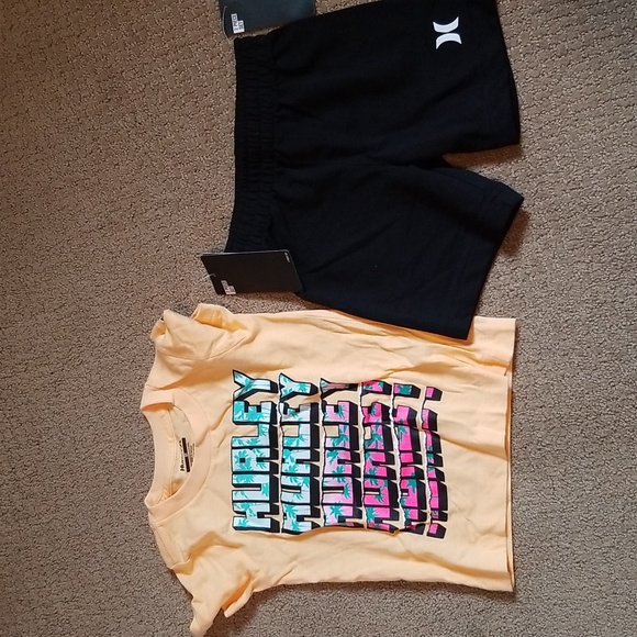 Hurley Matching Sets Nwt Hurley 2 Lot Toddler Boy Short Sets Size